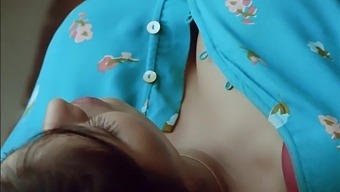 A Married Woman With A Curvy Figure Seduces Her Husband Using Her Breasts