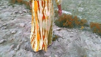 Desi Housewife And Husband Caught Outdoor And Brought Home