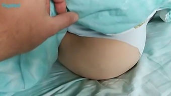Waking Up Your Stepsister With A Massive Homemade Dildo