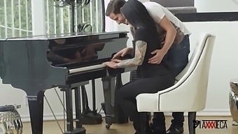 Jack Escobar, A Mexican Piano Teacher, Takes Advantage Of A Situation To Have Sex With Katrina Jade