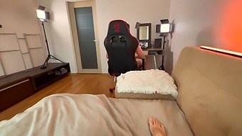 I Caught My Boyfriend Pleasuring Himself And Decided To Join In. The Complete Video Is Now Available On Xvideo Red