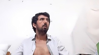 Safado, The Well-Hung Man, Proudly Displays His Massive Penis In Transparent Black Underwear And A Tantalizing Shirt, With A 25 Cm Cock That Oozes Milk
