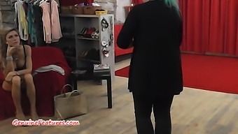 Interview And Seductive Striptease By A Well-Endowed Czech Mature Woman