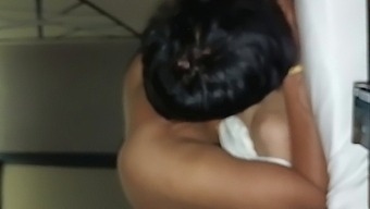 Filipino Girl Struggles With Boyfriend'S Large Penis In Amateur Home Video