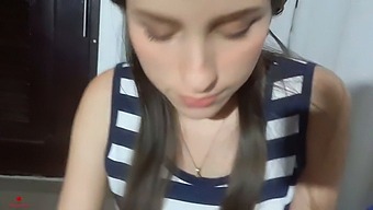 My Sister Gives Me A Blowjob In Front Of My Parents