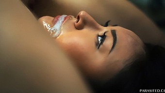 Big Tits And Big Asses In A Threesome With Lesbian Twist
