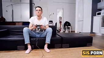 Annoying Stepbrother Teaches Skinny Sister A Lesson