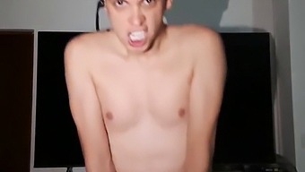 Fingering His Butt For Eventual Penetration