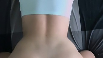 Pov Video Of A Couple Enjoying A Young Brunette In Doggy Style