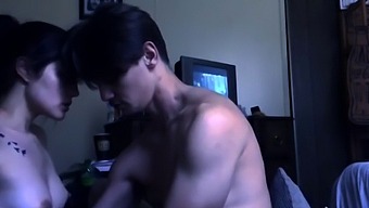 Lover Causes Chaos In Partner'S Room And Engages In Intimate Act With Attractive Brunette
