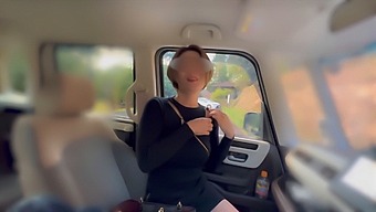 Big-Titted Japanese Babe Catches Dude Jerking Outside And Joins In For Bukkake