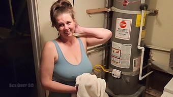A Mature Woman Entices A Renter In Her Basement Dwelling, Leading To A Passionate Encounter.