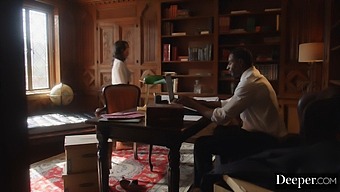 Valentina'S Office Sex With Her Boss Escalates To Intense Anal Action