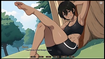 Első Anális Szex Az Imádnivaló Barátnőmmel Egy Erdőben Játszódó Hentai Játékban