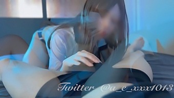 Japanese Teen'S Natural Assets On Display In Cowgirl Pov