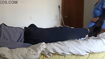 A Muslim Housekeeper Is Startled By The Sight Of His Well-Endowed Black French Penis