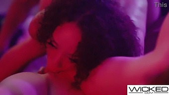 Experience A Steamy Threesome With Alexis Tae And Seth Gamble
