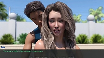 Sunbathing With A Naughty Stepmom And A Horny Wife In A Steamy 3d Hentai Video