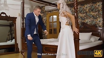 Interracial Wedding Turns Into Steamy Threesome With Bride And Best Man